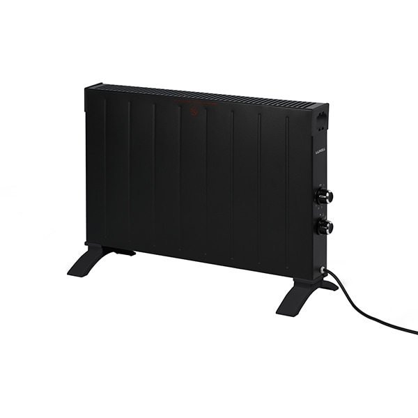 Convector electric de podea LUXELL H2947, 2 trepte de putere, 2500W, negru