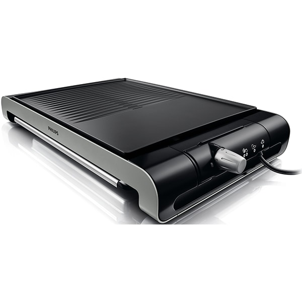 Gratar electric PHILIPS Viva Collection HD4419/20, 2300W, 4 programe automate, negru