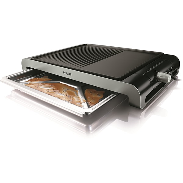 Gratar electric PHILIPS Viva Collection HD4419/20, 2300W, 4 programe automate, negru
