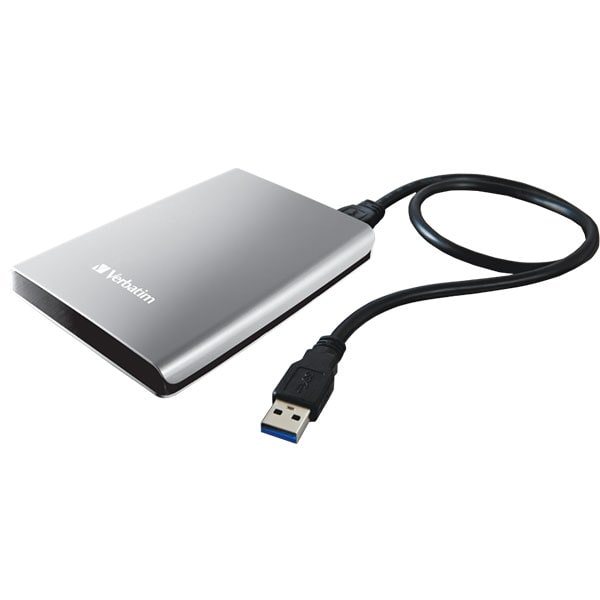 Hard Disk extern VERBATIM Store 'n' Go, 2TB, USB 3.0, argintiu