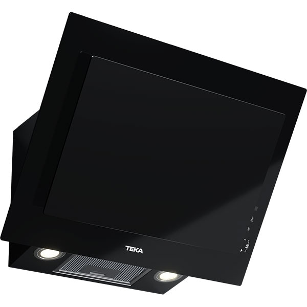 Hota decorativa TEKA DVT 68660 TBS BK, 1 motor, 584 m3/h, L 60 cm, negru