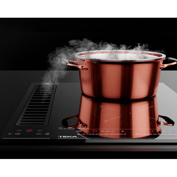 Hota modulara TEKA VarioPro FIH 16760, 1 motor, 600 m3/h, L 11 cm, negru