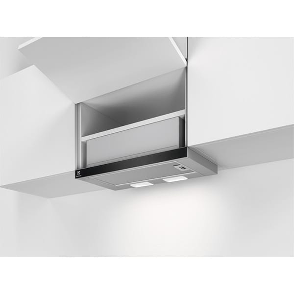 Hota incorporabila telescopica ELECTROLUX LFP316AB, 1 motor, 370 m3/h, L 60 cm, gri