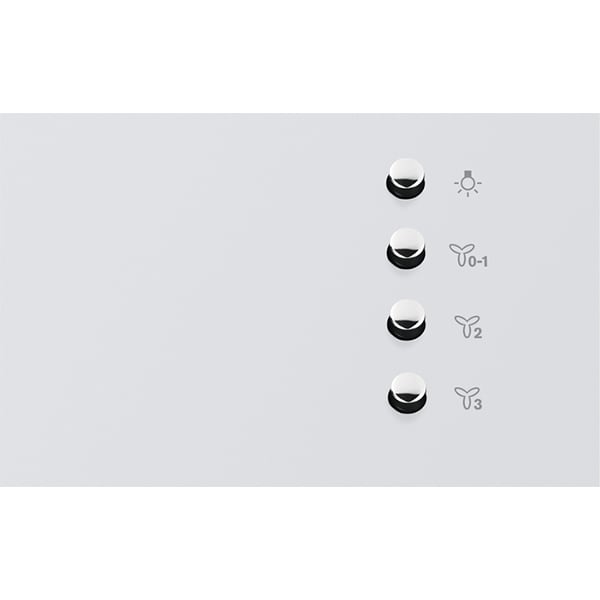 Hota decorativa ELECTROLUX LFV319W, 1 motor, 600 m3/h, L 90 cm, alb