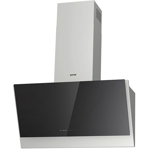 Hota decorativa GORENJE WHI943A3XGB, 1 motor, 800 m3/h, L 90 cm, negru-inox