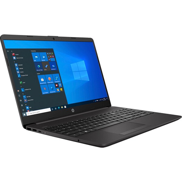 Laptop HP 250 G8, Intel Core i7-1065G7 pana la 3.9GHz, 15.6" HD, 8GB, SSD 256GB, Intel Iris Plus Graphics, Windows 10 Pro, negru