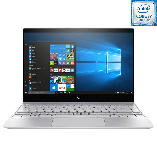 Laptop HP Envy 13-ah0013nn, Intel Core i7-8550U pana la 4GHz, 13.3" Full HD, 8GB, SSD 256GB, NVIDIA GeForce MX150, Windows 10 Home
