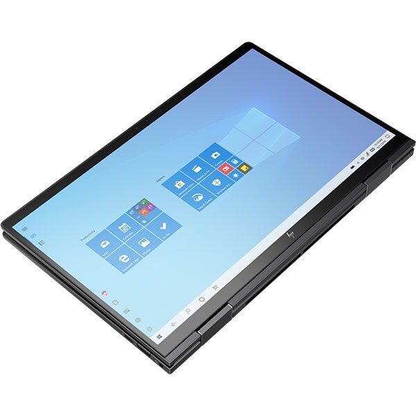 Laptop HP Envy x360 13-ay0008nn, AMD Ryzen 7 4700U pana la 4.1GHz, 13.3" Full HD Touch, 16GB, SSD 512GB, AMD Radeon Graphics, Windows 10 Home, negru