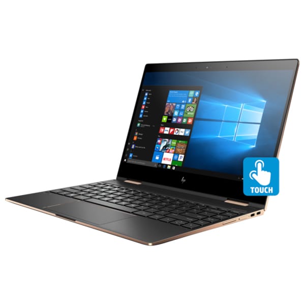 Laptop HP Spectre x360 13-ae005nn, Intel Core i7-8550U pana la 4.0GHz, 13.3" Full HD Touch, 16GB, SSD 512GB, Intel UHD Graphics 620, Windows 10 Home