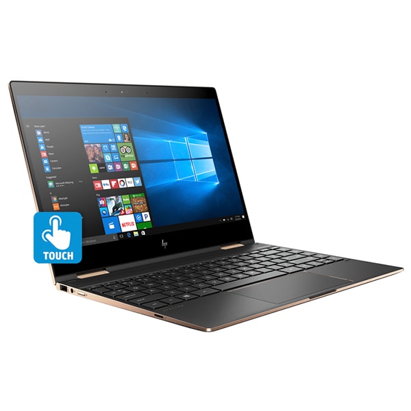 Laptop HP Spectre x360 13-ae005nn, Intel Core i7-8550U pana la 4.0GHz, 13.3" Full HD Touch, 16GB, SSD 512GB, Intel UHD Graphics 620, Windows 10 Home