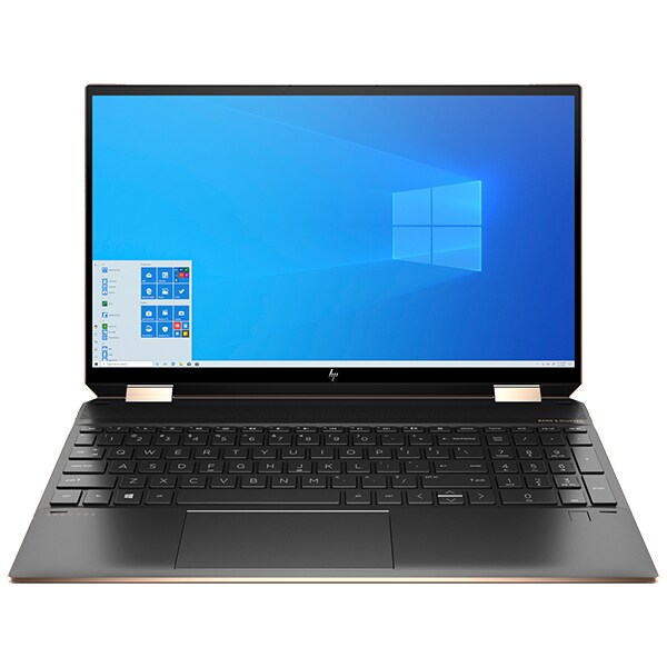 Laptop 2 in 1 HP Spectre x360 15-eb0002nn, Intel Core i7-10750H pana la 5.0GHz, 15.6" 4K UHD Touch, 16GB, SSD 1TB, NVIDIA GeForce GTX 1650 Ti 4GB, Windows 10 Home, negru