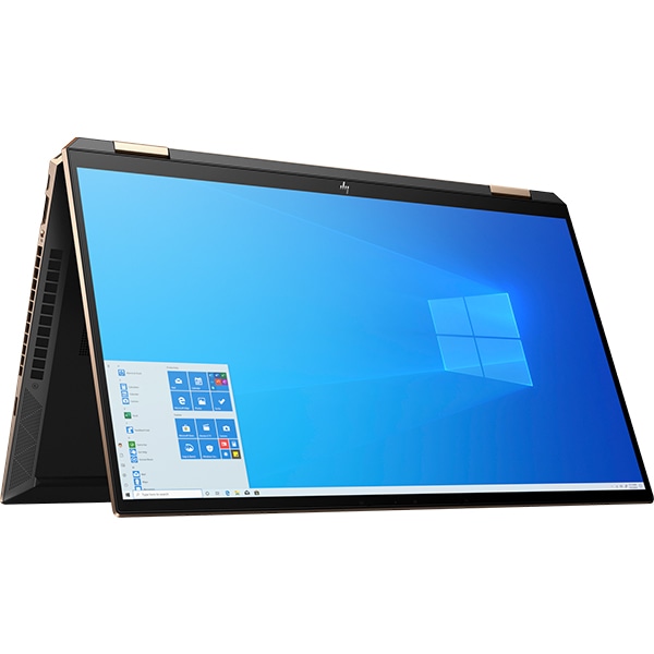 Laptop 2 in 1 HP Spectre x360 15-eb0002nn, Intel Core i7-10750H pana la 5.0GHz, 15.6" 4K UHD Touch, 16GB, SSD 1TB, NVIDIA GeForce GTX 1650 Ti 4GB, Windows 10 Home, negru