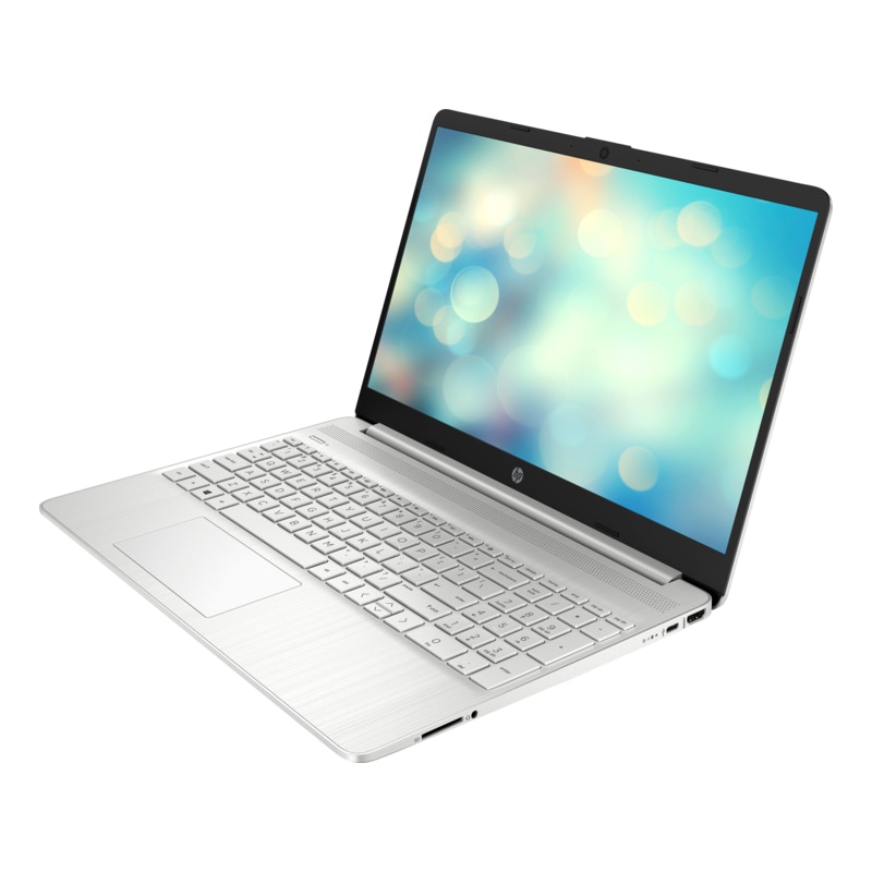 Laptop HP 15s-eq2029nq, AMD Ryzen 3 5300U pana la 3.8GHz, 15.6" FHD, 8GB, SSD 256GB, AMD Radeon Graphics, Free DOS, argintiu