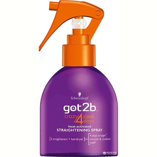 Spray pentru par SCHWARZKOPF Got2b Straight on 4 days, 200ml