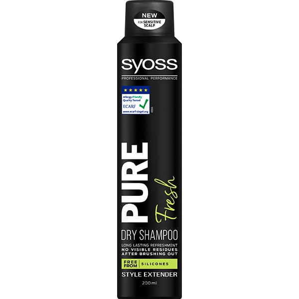 Sampon uscat SYOSS Pure Fresh, 200ml