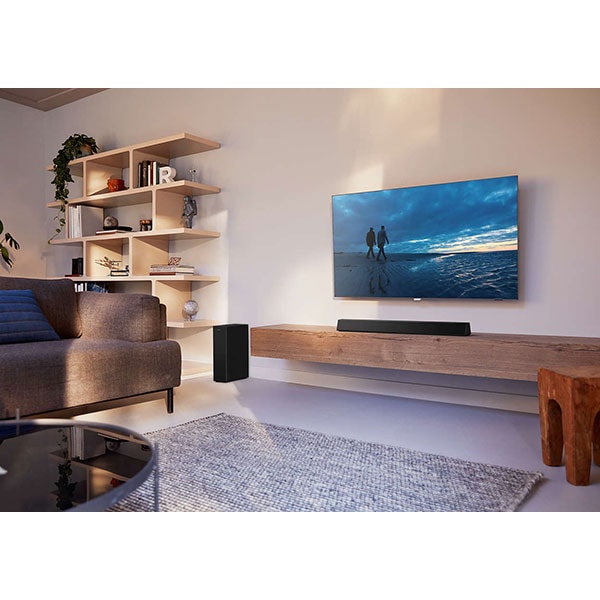 Soundbar PHILIPS HTL3310/10, 2.1, 160W, Bluetooth, Subwoofer Wireless, Dolby, negru