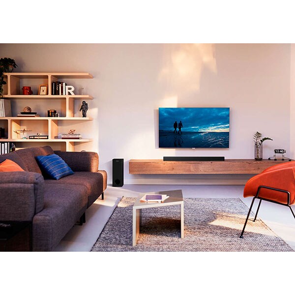 Soundbar PHILIPS HTL3320/10, 3.1, 300W, Bluetooth, Subwoofer Wireless, Dolby, negru
