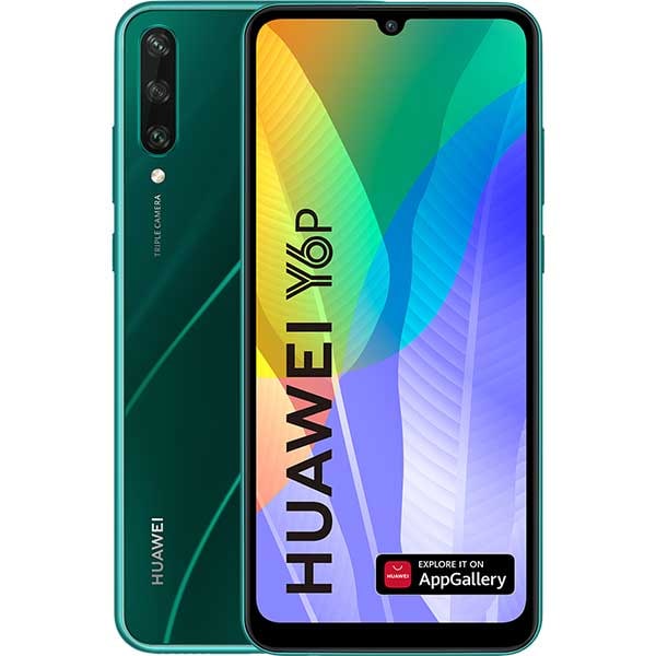 Telefon HUAWEI Y6P, 64GB, 3GB RAM, Dual SIM, Emerald Green