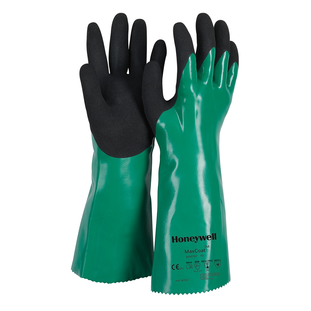 Manusi de protectie HONNEYWELL MaxCoat, 35 cm, nitril, marime 10