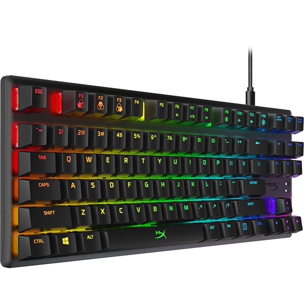 Tastatura Gaming Mecanica HyperX Alloy Origins Core RGB, Red Switch, US, negru