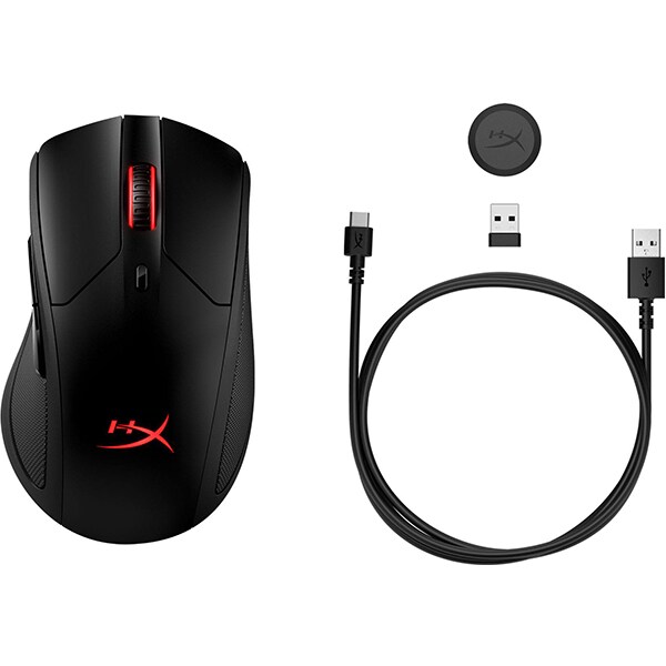 Mouse Gaming Wireless HyperX Pulsefire Dart, 16000 dpi, negru