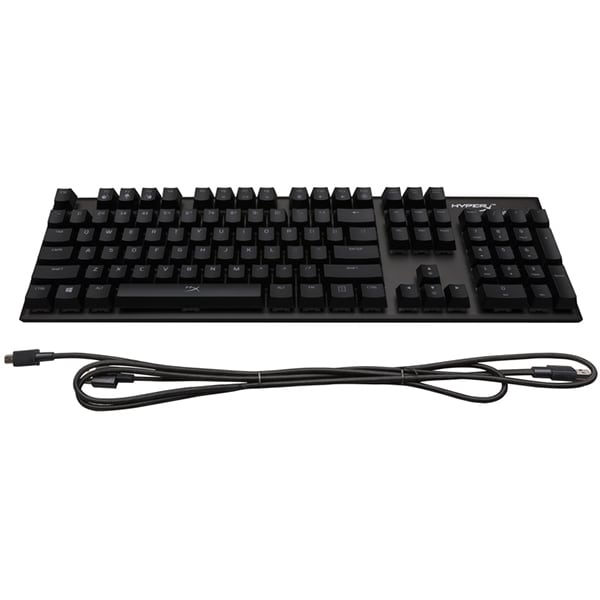 Tastatura Gaming mecanica HyperX Alloy FPS RGB, Speed Silver Switch, USB, Layout US, negru