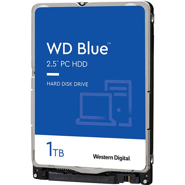 Hard Disk laptop WD Blue ,1TB, 5400 RPM, SATA3, 128MB, WD10SPZX