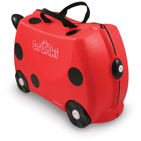 Troler copii TRUNKI Harley Buburuza, 46 cm, rosu