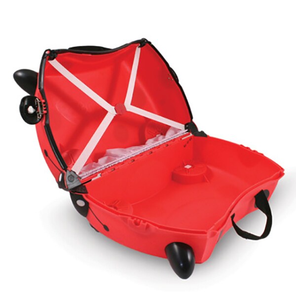 Troler copii TRUNKI Harley Buburuza, 46 cm, rosu