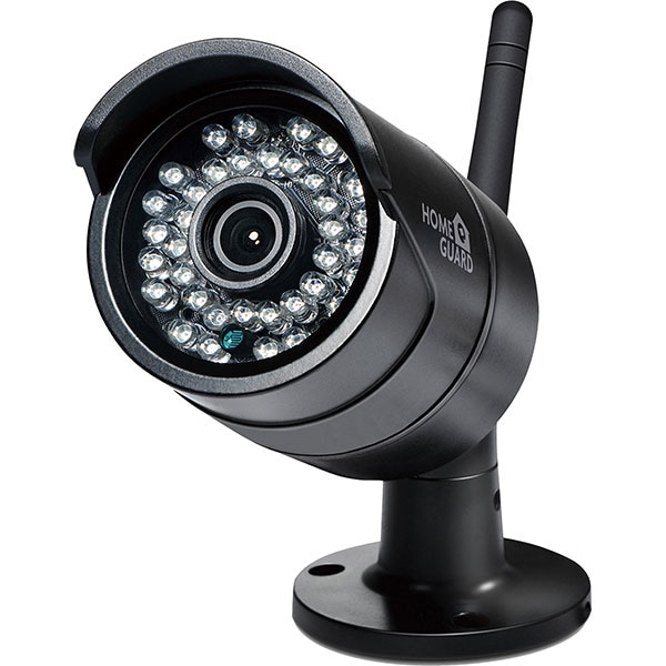 Kit supraveghere video HOMEGUARD HGNVK48302, 2 camere Full HD 1080p, NVR, 4 canale, Wireless, negru