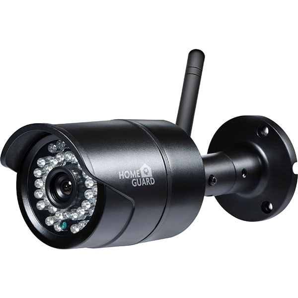 Kit supraveghere video HOMEGUARD HGNVK48302, 2 camere Full HD 1080p, NVR, 4 canale, Wireless, negru