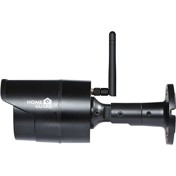 Kit supraveghere video HOMEGUARD HGNVK48302, 2 camere Full HD 1080p, NVR, 4 canale, Wireless, negru