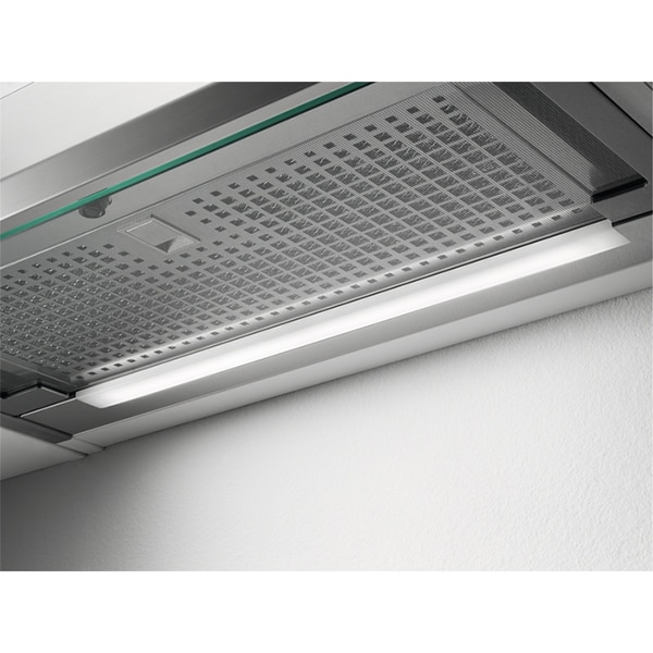 Hota incorporabila telescopica AEG DPE5950G, 1 motor, 603 m3/h, L 86 cm, inox