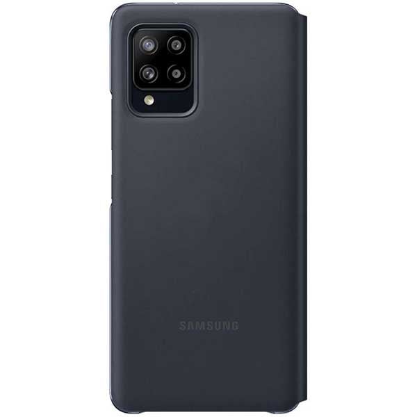 Husa S View Cover pentru SAMSUNG Galaxy A42, EF-EA426PBEGEE, negru
