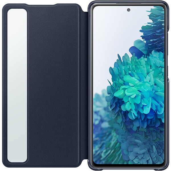 Husa Smart Clear View Cover pentru SAMSUNG Galaxy S20 Fan Edition, EF-ZG780CNEGEE, albastru