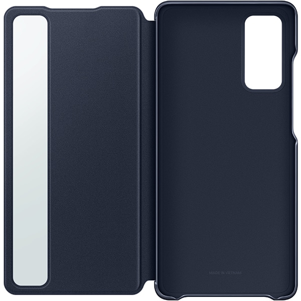 Husa Smart Clear View Cover pentru SAMSUNG Galaxy S20 Fan Edition, EF-ZG780CNEGEE, albastru