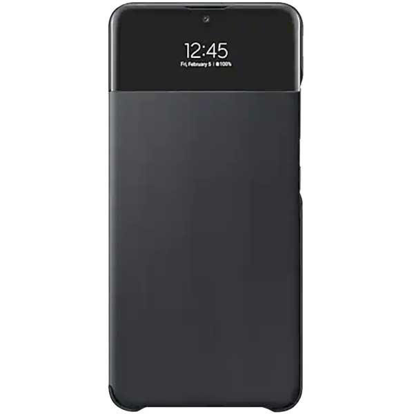 Husa Smart View Wallet pentru SAMSUNG Galaxy A32 4G, EF-EA325PBEGEE, negru