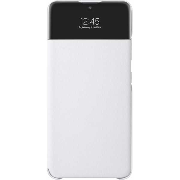 Husa View Wallet pentru SAMSUNG Galaxy A72, EF-EA725PWEGEE, alb