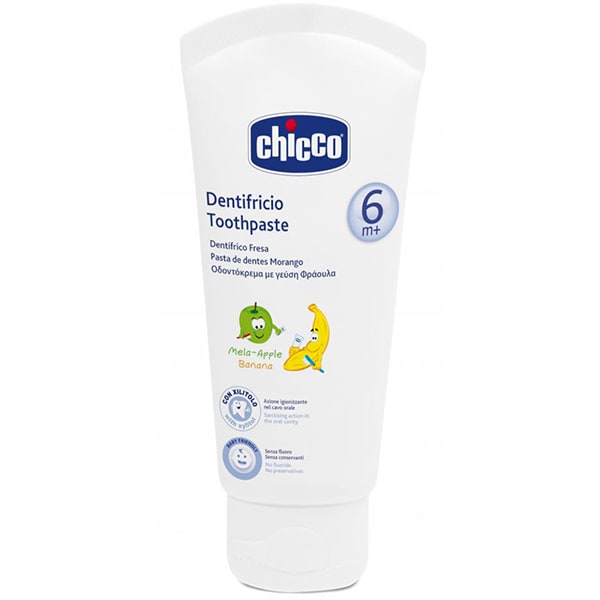 Pasta de dinti CHICCO 23209, aroma mar si banana, 6 luni +, 50ml