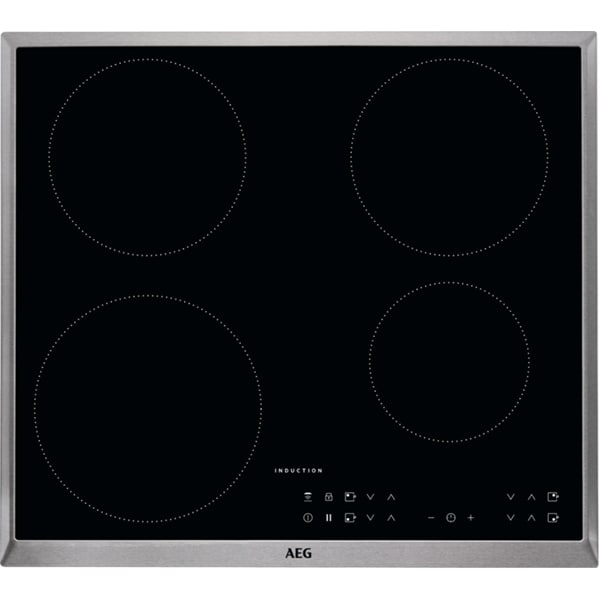 Plita incorporabila AEG IKB64301XB, Inductie, 4 arzatoare, Touch Control, negru