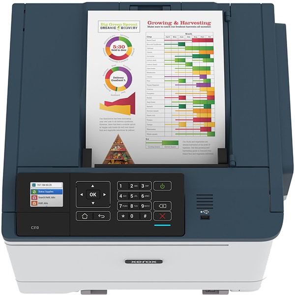 Imprimanta laser color XEROX C310, A4, USB, Retea, Wi-Fi