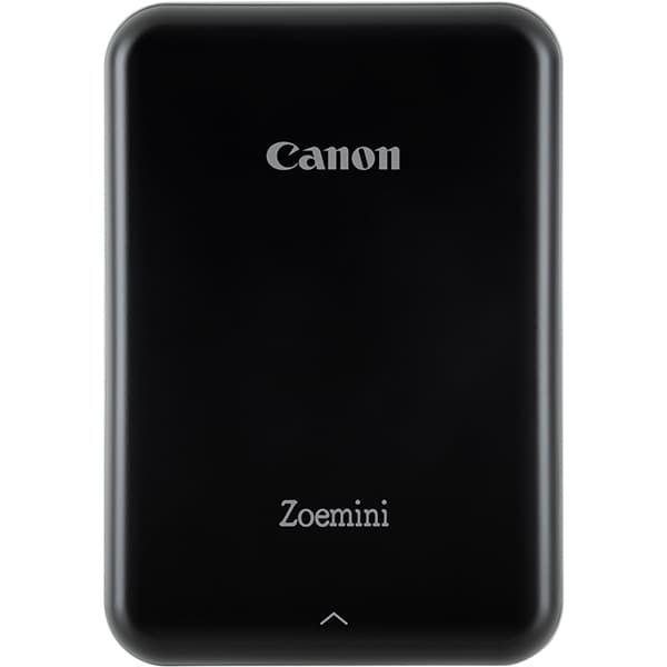 Kit Imprimanta foto portabila CANON Zoemini, Bluetooth, negru + 1 pachet hartie 20 coli + 1 pachet hartie rotunda 10 coli + husa