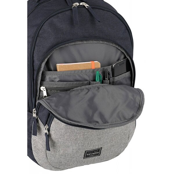 Rucsac TRAVELITE Melange, albastru-gri