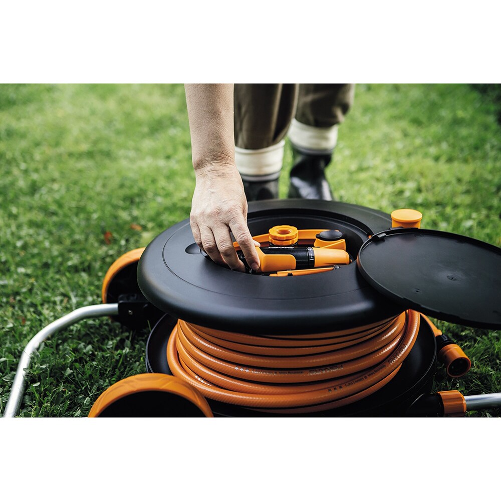 Set tambur cu furtun FISKARS 1023644, 30m