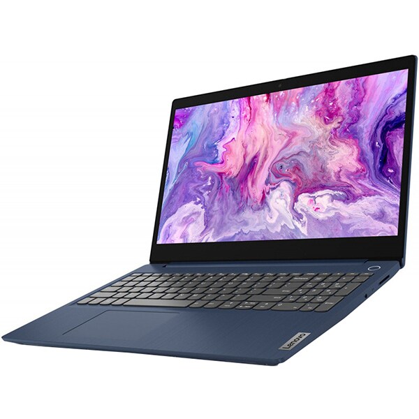 Laptop LENOVO IdeaPad 3 15IGL05, Intel Celeron N4120 pana la 2.6GHz, 15.6" HD, 4GB, SSD 256GB, Intel UHD Graphics 600, Free Dos, Abyss Blue