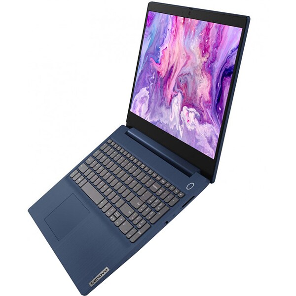 Laptop LENOVO IdeaPad 3 15IGL05, Intel Celeron N4120 pana la 2.6GHz, 15.6" HD, 4GB, SSD 256GB, Intel UHD Graphics 600, Free Dos, Abyss Blue