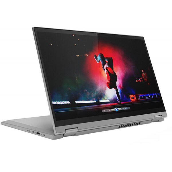 Laptop 2 in 1 LENOVO IdeaPad Flex 5 15IIL05, Intel Core i5-1035G1 pana la 3.6GHz, 15.6" Full HD Touch, 8GB, SSD 512GB, Intel UHD Graphics, Windows 10 Home, gri