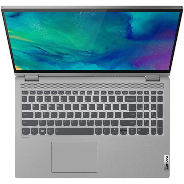 Laptop 2 in 1 LENOVO IdeaPad Flex 5 15IIL05, Intel Core i5-1035G1 pana la 3.6GHz, 15.6" Full HD Touch, 8GB, SSD 512GB, Intel UHD Graphics, Windows 10 Home, gri