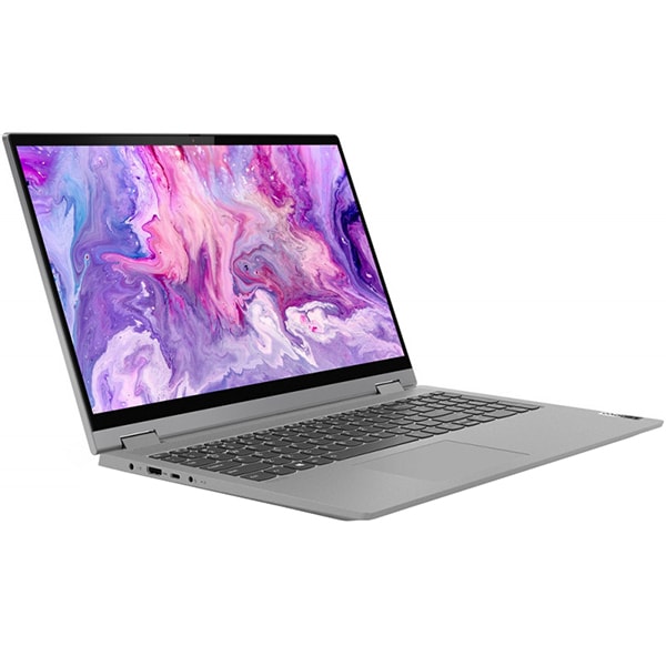 Laptop 2 in 1 LENOVO IdeaPad Flex 5 15IIL05, Intel Core i5-1035G1 pana la 3.6GHz, 15.6" Full HD Touch, 8GB, SSD 512GB, Intel UHD Graphics, Windows 10 Home, gri