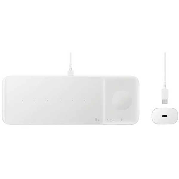 Incarcator wireless SAMSUNG Wireless Charger Trio EP-P6300TWEGEU, 9W, universal, QI, alb